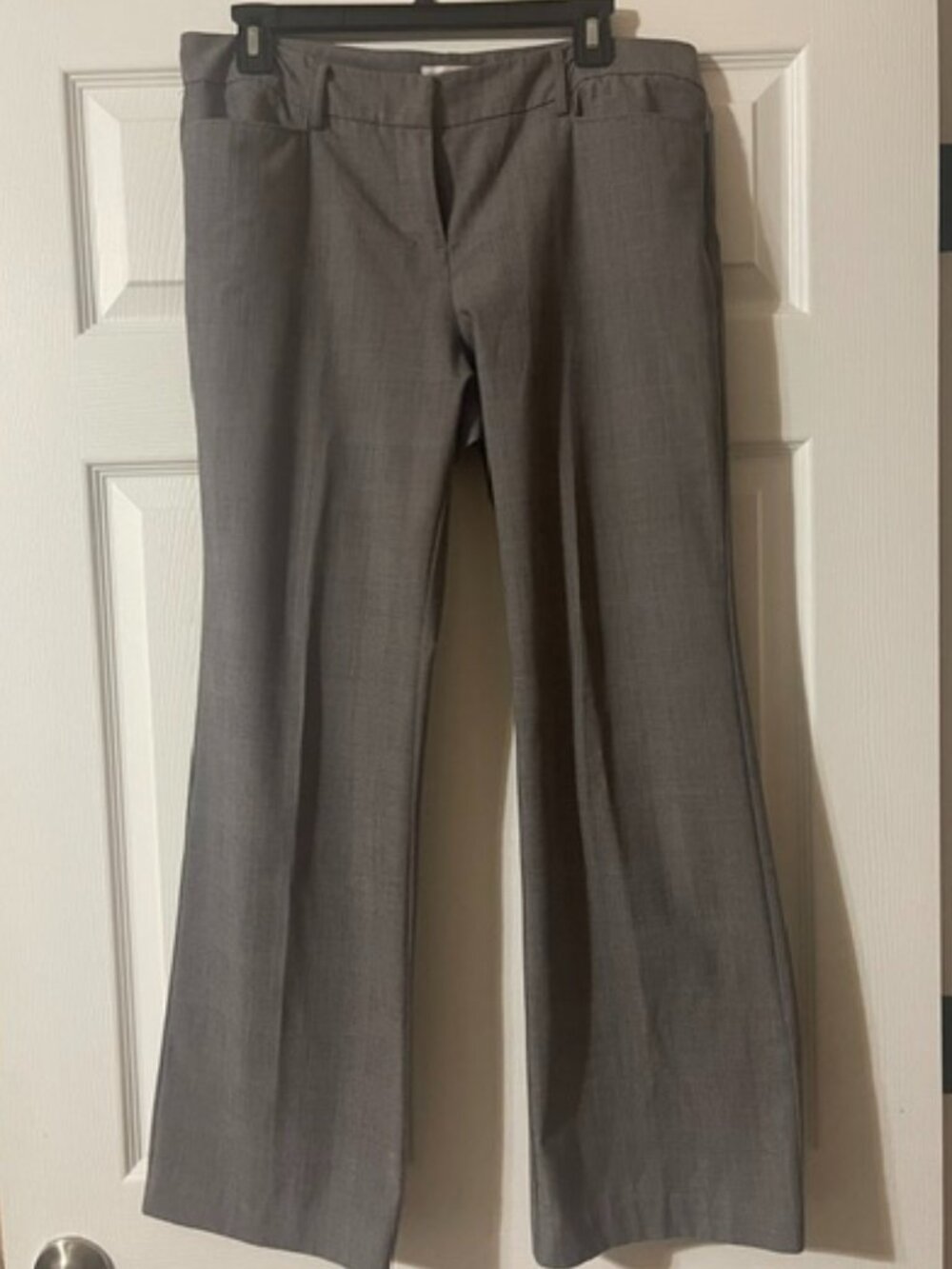 New York & Company Stretch Gray Glen Plaid Dress Pants Womens Size 10 Petite